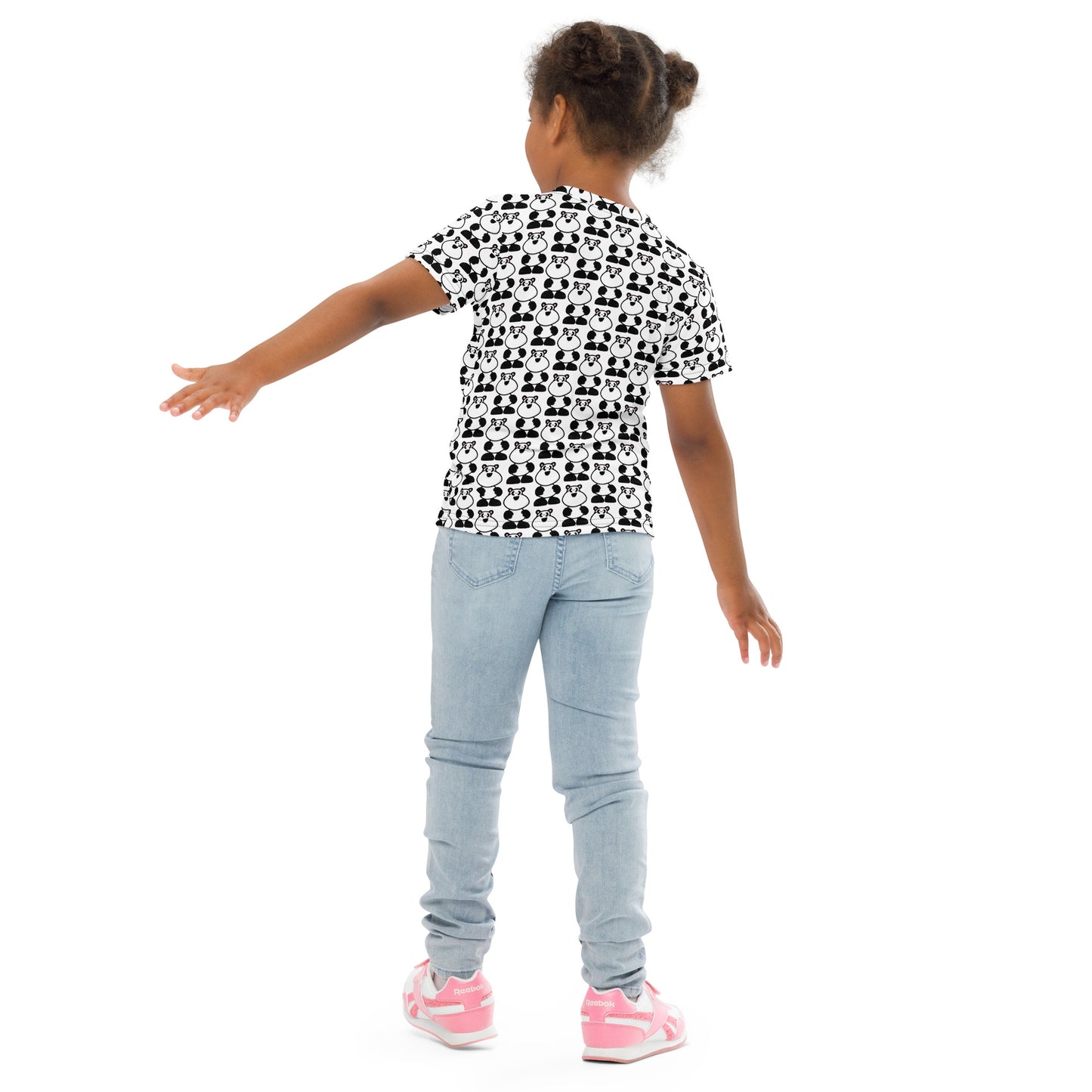 T-Shirt für Kinder "PANDAs ALL OVER" / LEVEL 1: ANTON PANDA