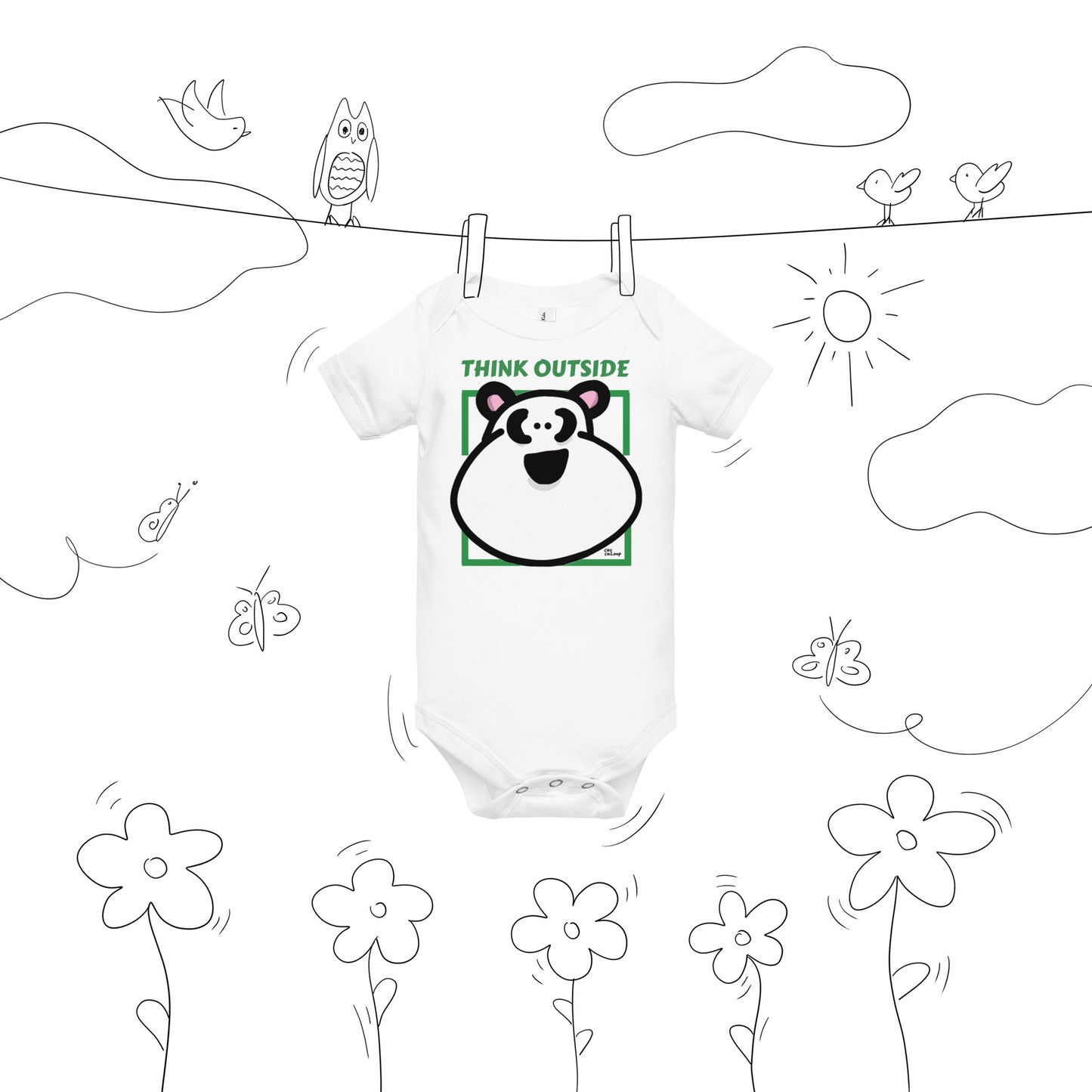 Baby-Einteiler / LEVEL 1: ANTON PANDA